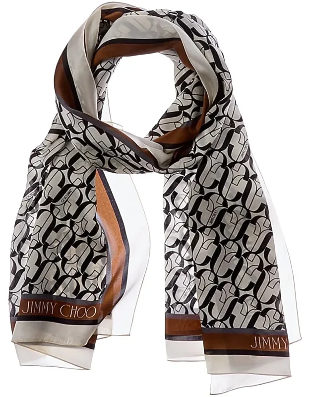 Logo Silk Scarf
