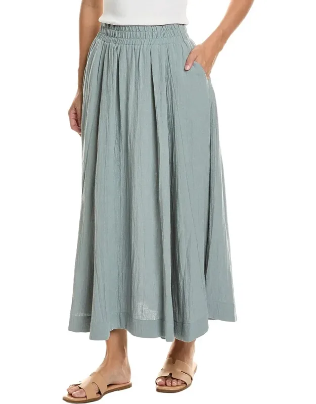 Linen-blend Skirt