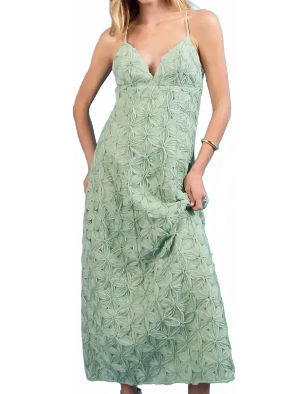 Lace Spaghetti Strap Maxi Dress