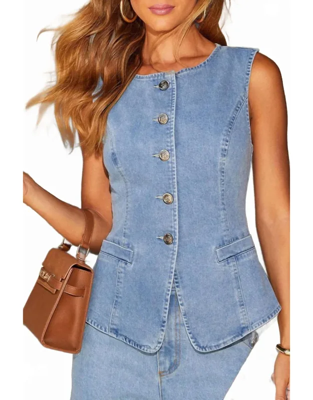 Denim Vest & Jeans Separates