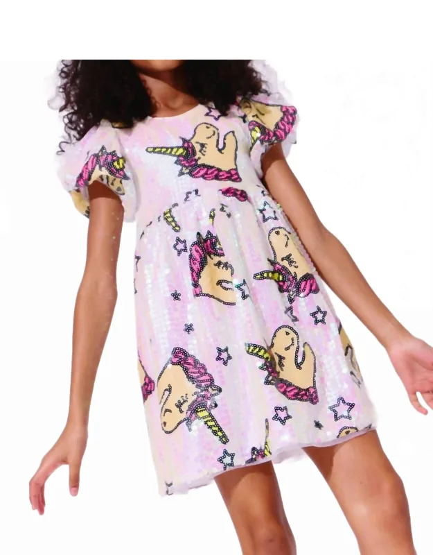 Unicorn Lovers Sequin Dress