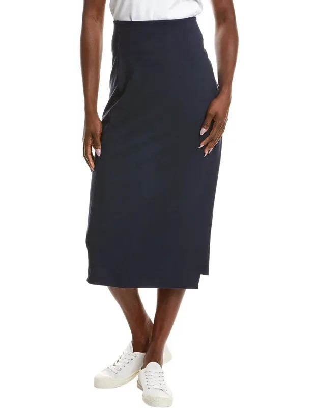 Draped Midi Skirt