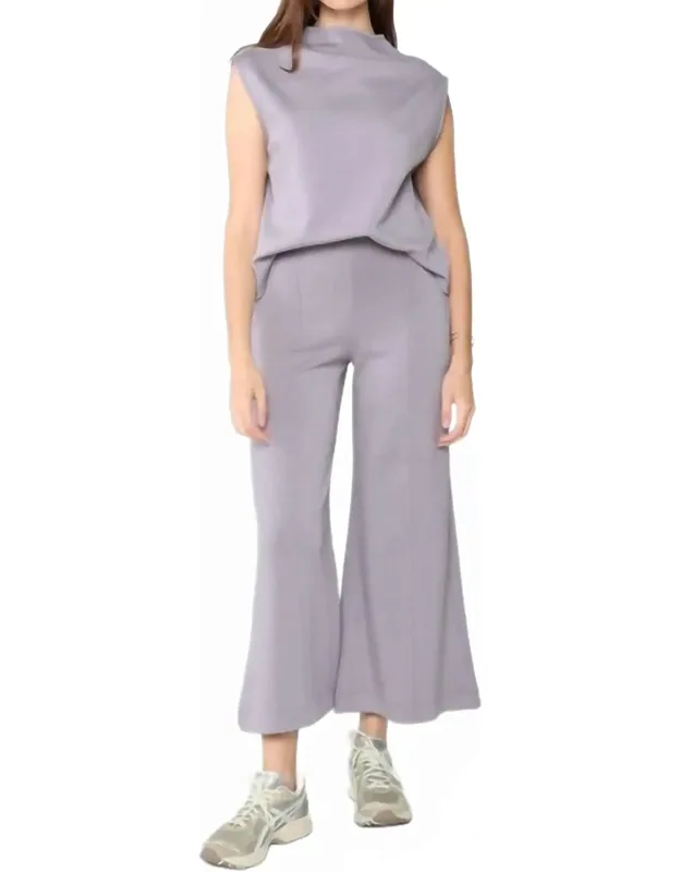 Cropped Wide Leg Pants