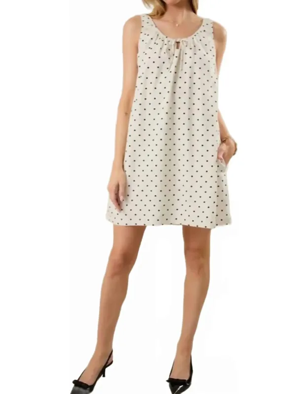 Gemma U-neck Mini Dress