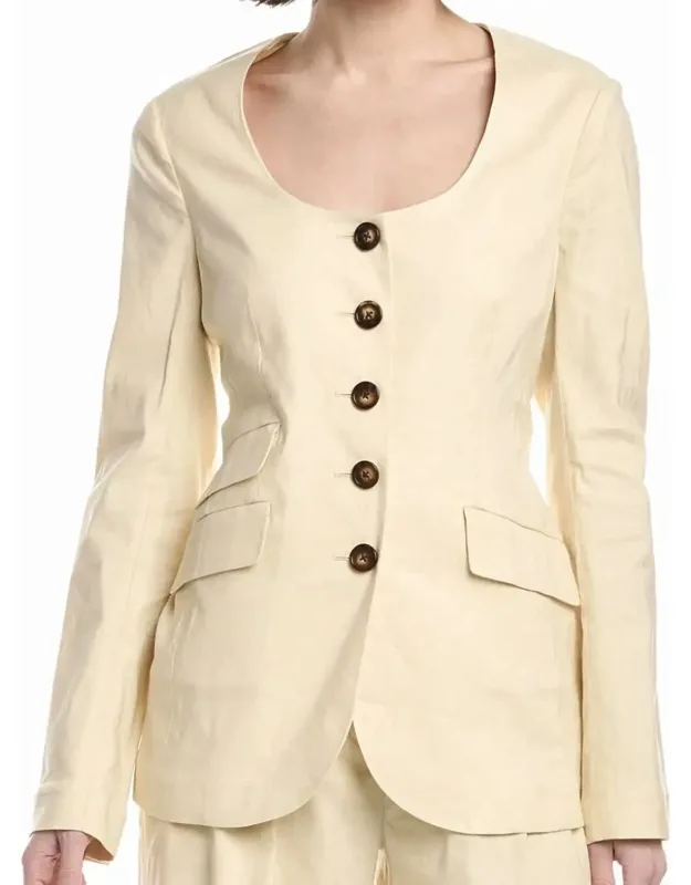 Roslyn Linen Blazer
