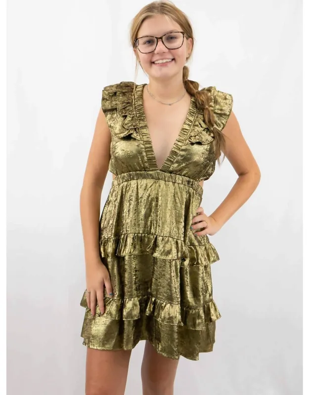 Ruffled Tiered Dress