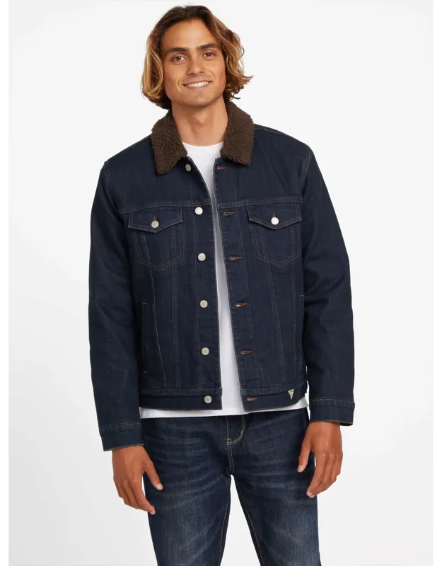 Sherpa Lined Denim Jacket