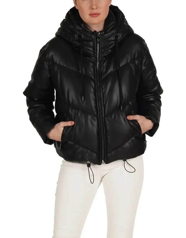 Long Sleeve Hooded Puffer Jacket