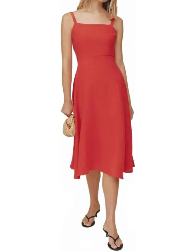 Apron Midi Dress
