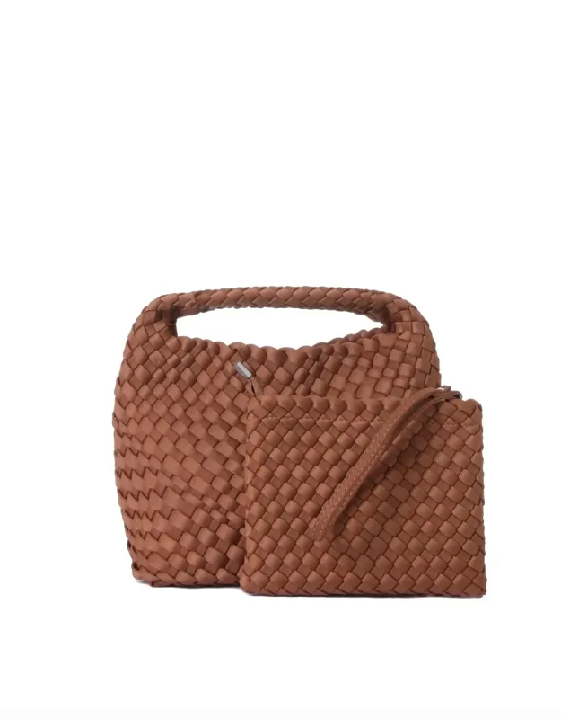 Shelly Woven Bucket Bag