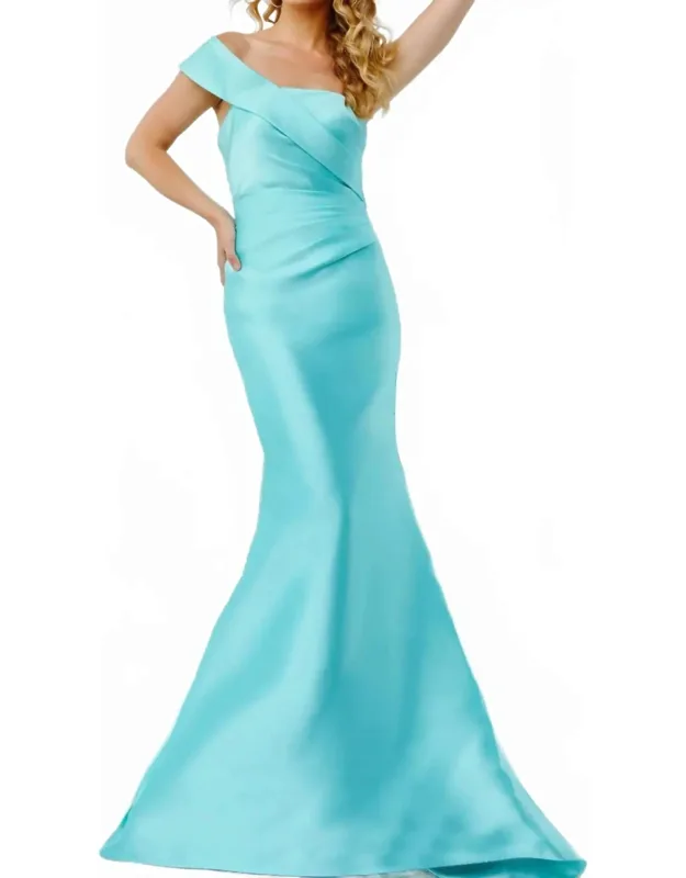Asymmetrical One-shoulder Strap Dress