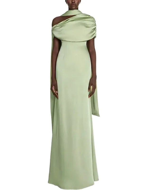 Emma Way Maxi Dress, 100% Polyester, Gentle Hand Wash