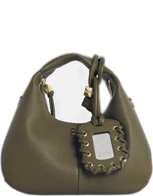 Eco Leather Mini Hobo Bag