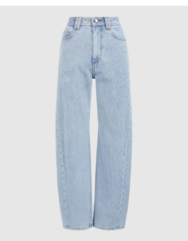 Lucina Barrel Denim Jeans