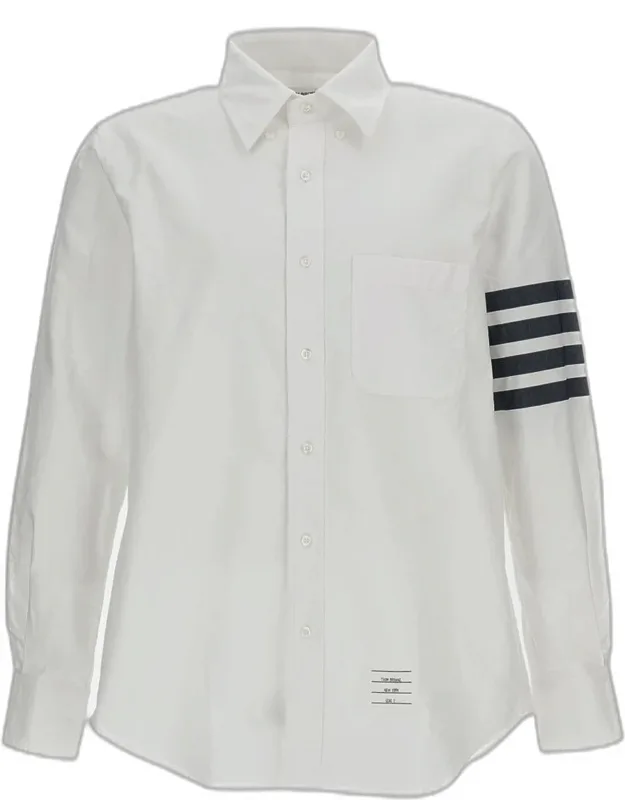 Oxford Shirt With Four-row Detailing