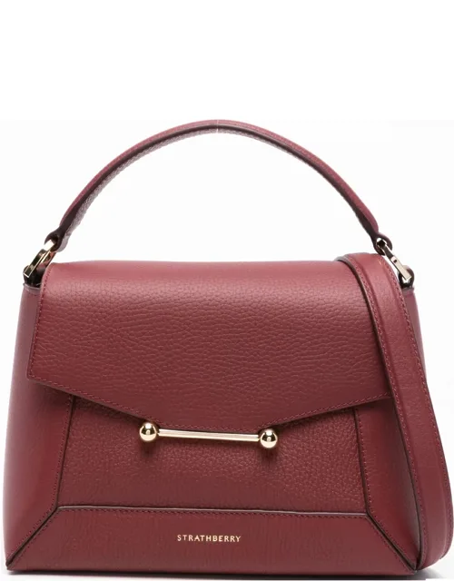 Nano Mosaic Top-handle Bar-detail Tote Bag