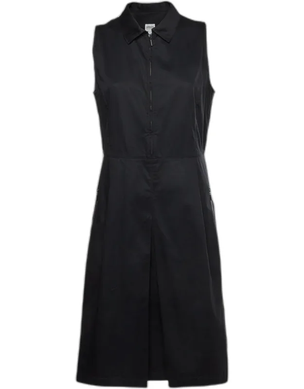 Cotton Sleeveless Midi Dress