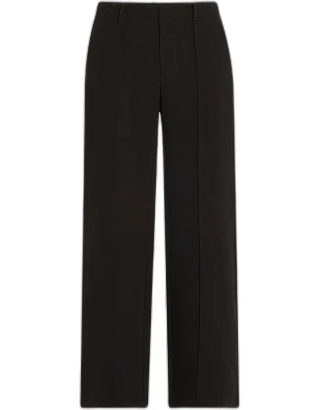 Pintuck Cropped Pants