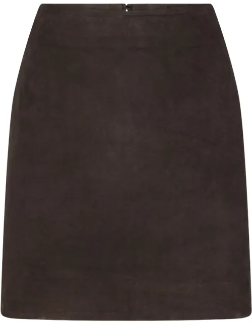 Suede Mini Skirt
