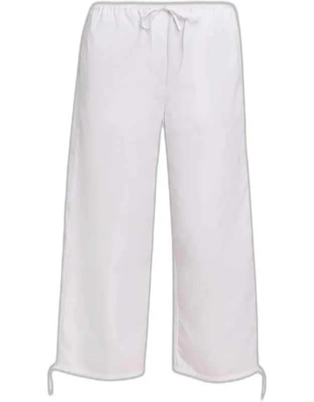 Drawstring Cotton Balloon Pants