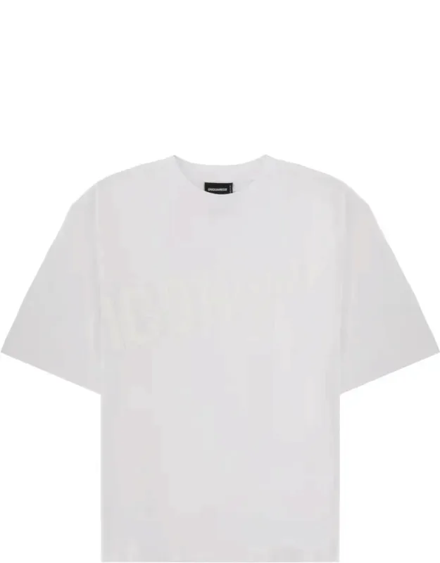 Embossed Back Text T-shirt