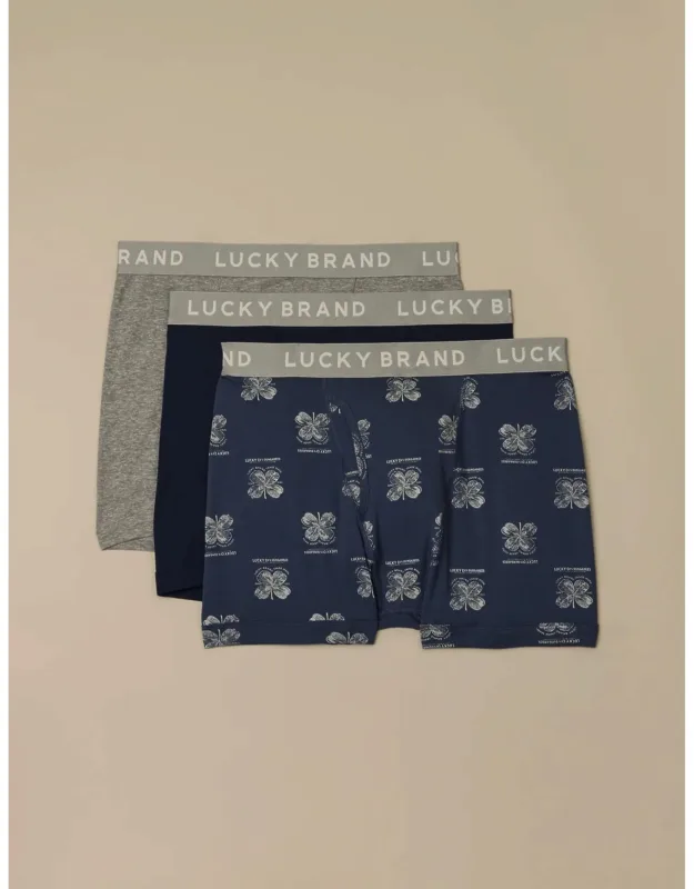 3 Pack Boxer Briefs Cotton