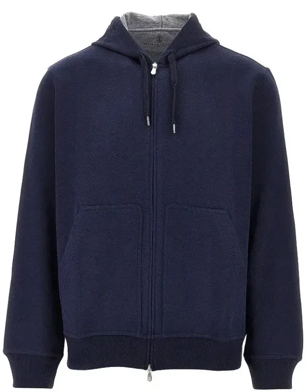 Double Jersey Full-zip Hoodie