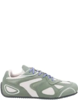 Muted Green Slow Runner Sneakers