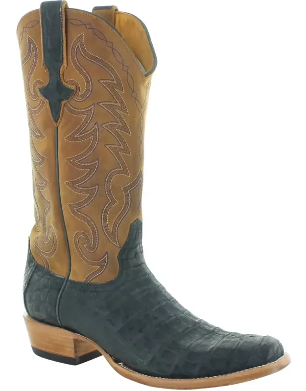 Amherst Sueded Caiman Boots