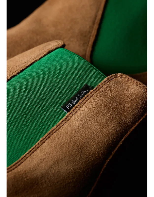 Tan Suede 'ausgstus' Boots