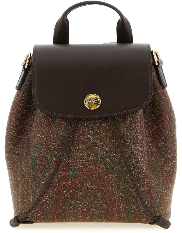 Multicolor Cotton Backpack
