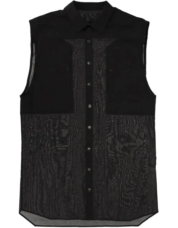 Jumbo Sheer Mesh Shirt