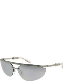 Silver Metal Sunglasses