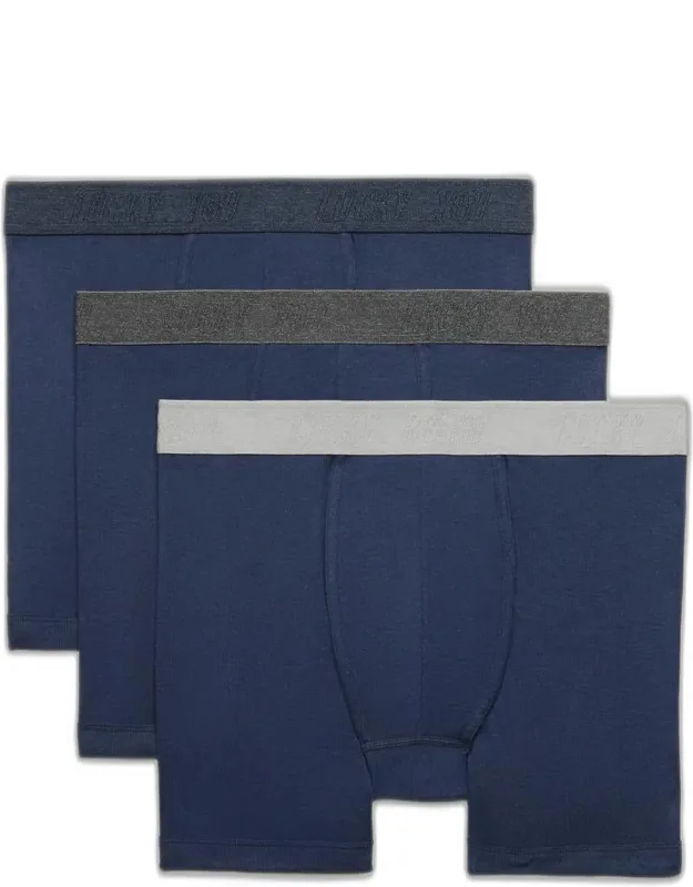 3 Pack Cotton Viscose Boxer Briefs