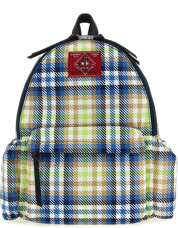 Multicolor Polyester Backpack