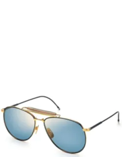 Gold Titanium Sunglasses