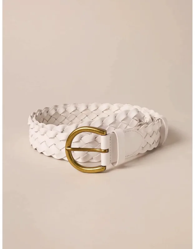 Woven Leather Belt