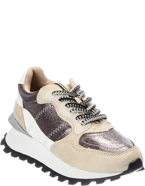 Phoebe Leather-trim Sneakers