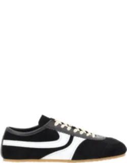 Suede Leather Side Stripe Sneakers