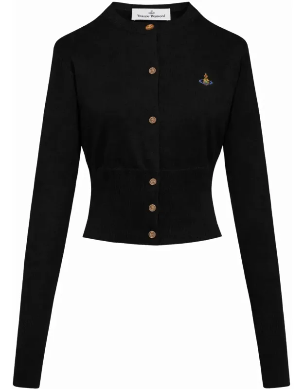 Cropped Wool-silk Cardigan