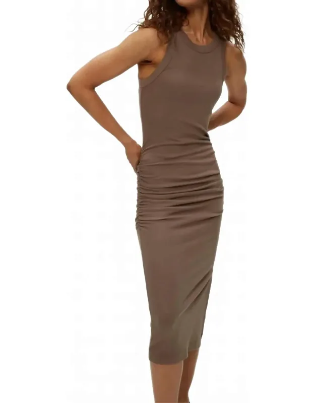Ribbed Midi Dress