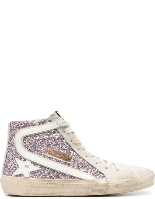 Glittery Side Panel Sneakers