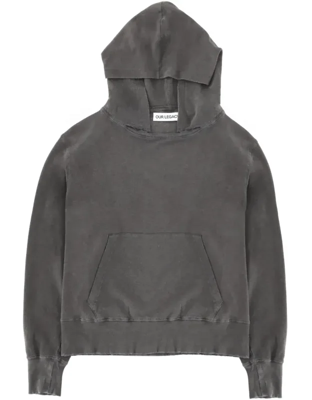 Faded Cotton-linen Hoodie