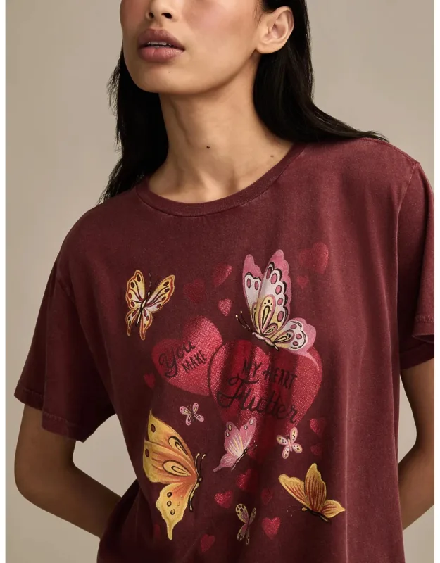 Heart Flutter Boyfriend Tee