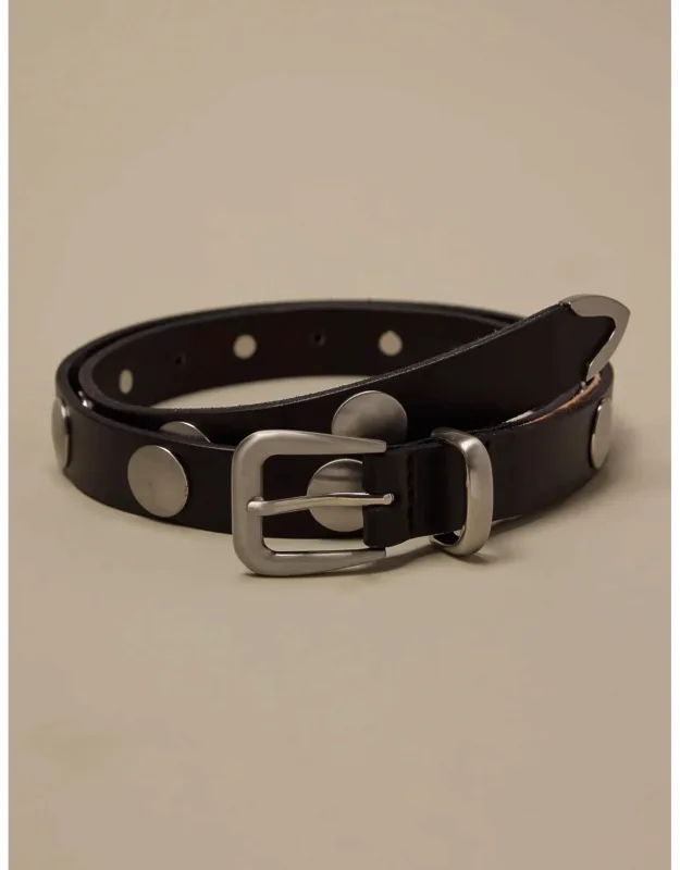 Leather Belt With Over