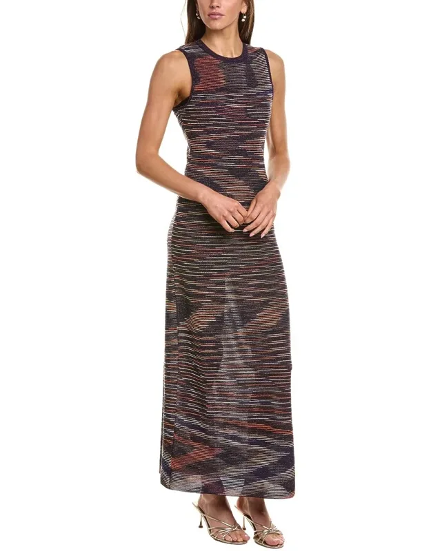 Wool-blend Midi Dress
