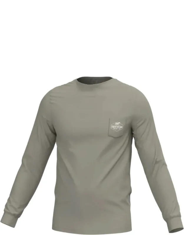 Down South Long Sleeve Pocket Tee