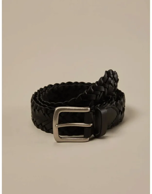 Woven Leather Belt