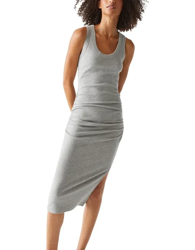 Ulla Scoop Neck Midi Dress