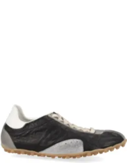 Sprinter Suede Panel Leather Sneakers